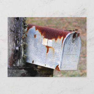 Rustic Mailbox Postcard