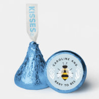 Rustic Mama and Baby to Bee Shower Invitation Hers Hershey®'s Kisses®