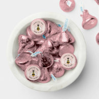 Rustic Mama and Baby to Bee Shower Invitation Hers Hershey®'s Kisses®