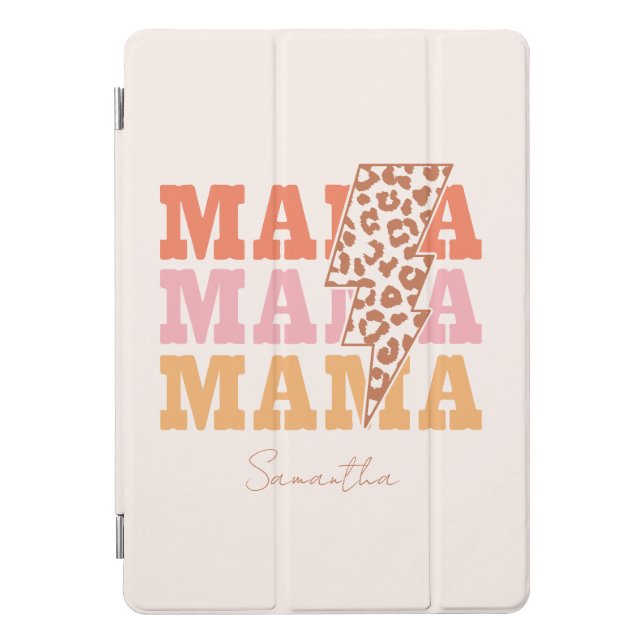 Rustic "Mama" Repeat iPad Pro Cover (Front)