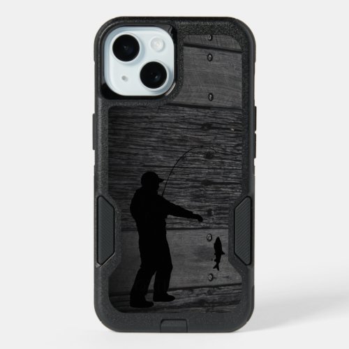 Rustic Man Fishing Phone Case