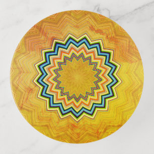 Rustic Mandala Trinket Tray