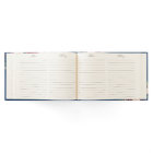 Rustic Marsala Red Floral Navy Blue Wedding