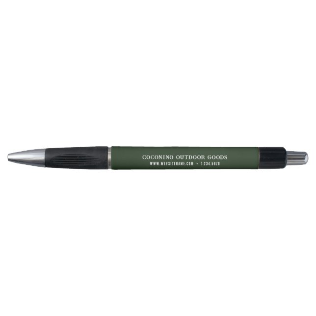 Rustic Masculine Forest Mountains Outdoors Pen (Front)