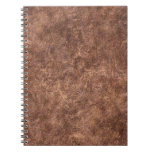 Rustic Masculine Walnut Brown Notebook