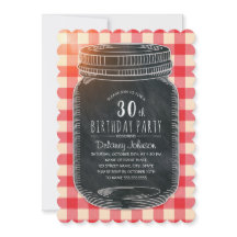 Rustic Mason Jar Picnic 30th Birthday Party