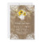 Rustic Mason Jar Sunflower Wedding Invitations
