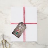 Rustic Mason Jar with Flower Bouquet Thank You Gift Tags (With Twine)