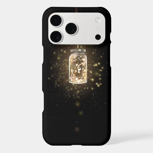 Rustic Mason Jars String Lights   Case-Mate iPhone Case (Back)