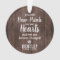 Rustic Memorial Pet Loss Photo Christmas