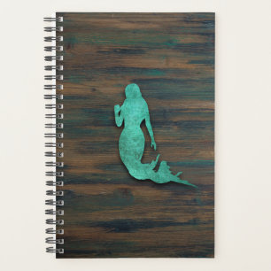 Rustic Mermaid (Teal) Planner
