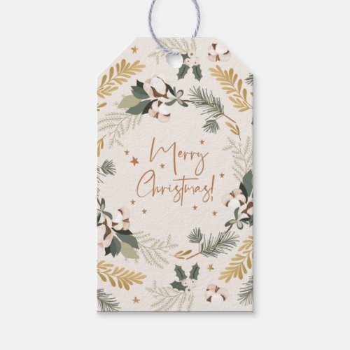 Rustic Merry Christmas  Gift Tags