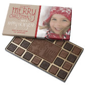 RUSTIC MERRY CHRISTMAS | HOLIDAY BOX OF CHOCOLATES (Opened)
