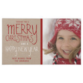 RUSTIC MERRY CHRISTMAS | HOLIDAY BOX OF CHOCOLATES (Front)