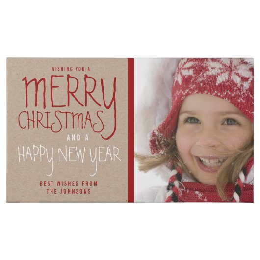 RUSTIC MERRY CHRISTMAS | HOLIDAY BOX OF CHOCOLATES (Front)