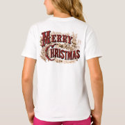 Rustic Merry Christmas  T-Shirt