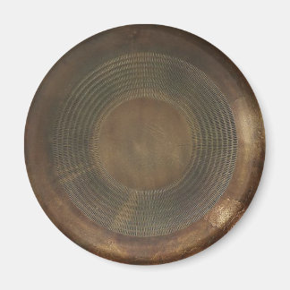 Rustic metal magnet