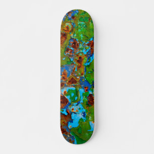 Rustic Metal Peeling Paint Vintage Grunge Funny - Skateboard