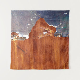 Rustic Metal: Vintage Iron Texture. Tapestry