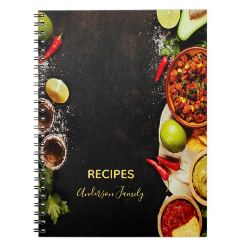 Rustic Mexican food style recipes Notebook