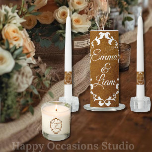 Rustic Mexican Wedding Candles