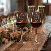 Rustic Mexican Wedding Cups & Glasses