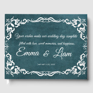 Rustic Mexican Wedding Guest Book 