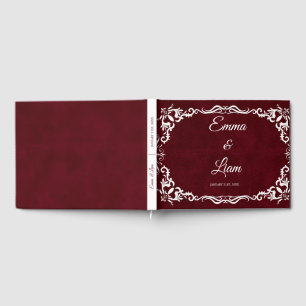 Rustic Mexican Wedding Guest Book 