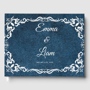 Rustic Mexican Wedding Guest Book 