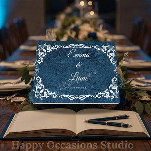 Rustic Mexican Wedding Guest Book 