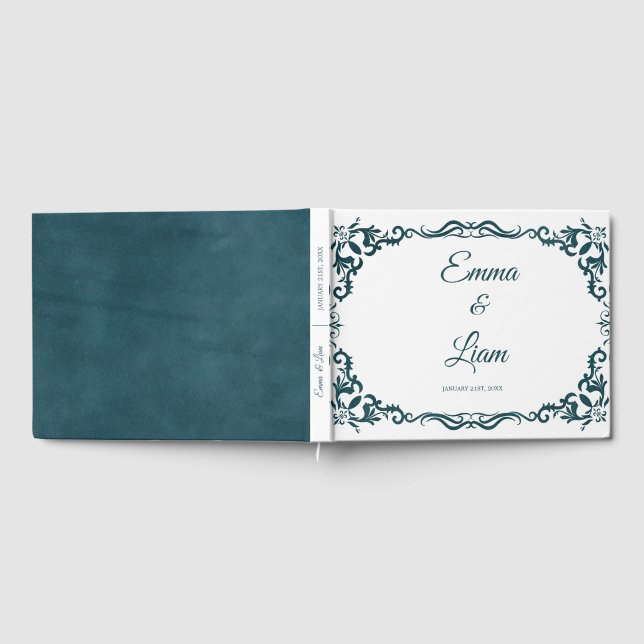 Rustic Mexican Wedding Guest Book  (Full)