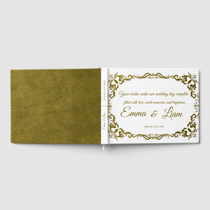 Rustic Mexican Wedding Guest Book 