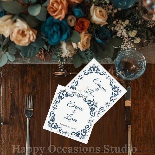 Rustic Mexican Wedding Napkins (Creator Uploaded)