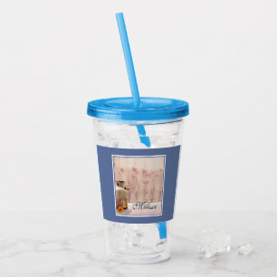 Rustic Milk Can Country Style on Wood Acrylic Tumbler