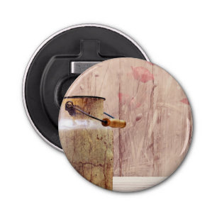 Rustic Milk Can Country Style on Wood Bottle Opener