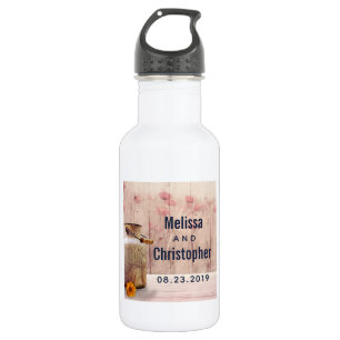 Rustic Milk Can Country Wedding Stainless Steel Water Bottle