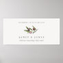 Rustic Minimal Olive Branch Fauna Business Poster