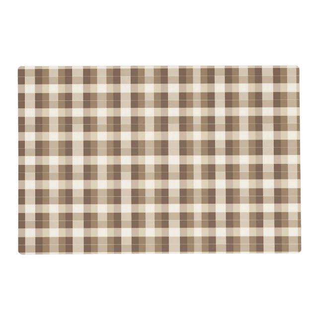 Rustic minimalist brown fall thanksgiving placemat (Front)