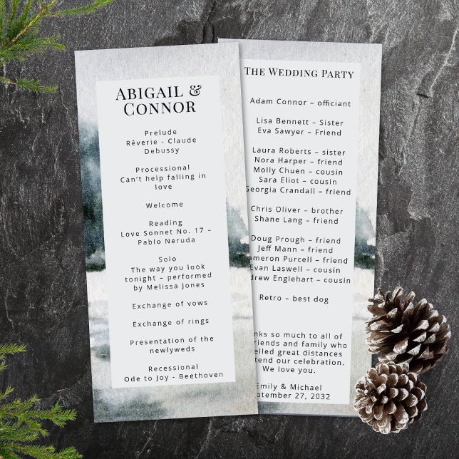 Rustic Misty Mountain Lake Watercolor Program (Creator Uploaded)