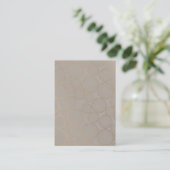 Rustic Modern Blank Business Card (Standing Front)