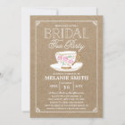Rustic Modern Bridal Tea Party | Bridal Shower