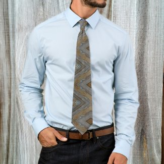 Rustic Modern Diamond Pattern Weathered Woodgrain