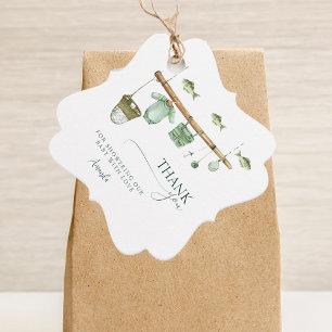 Rustic Modern Fisherman Baby Shower Thank You Favor Tags