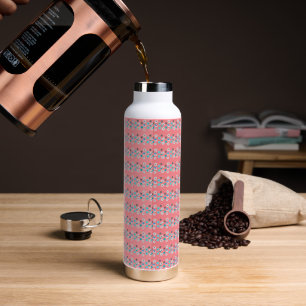 Rustic Modern Floral Water Bottle
