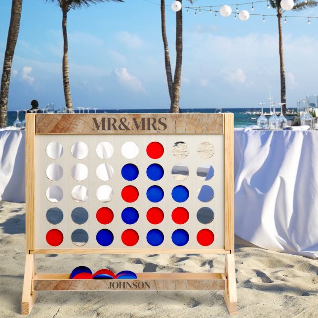 Rustic Modern Imitation Wood Wedding  Fast Four (Wedding)