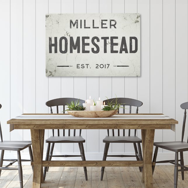 Rustic Modern Industrial Farmhouse Homestead Metal Print (Rustic Modern Industrial Farmhouse Homestead Metal Wall Art)