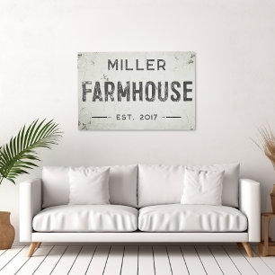 Rustic Modern Industrial Farmhouse Metal Print