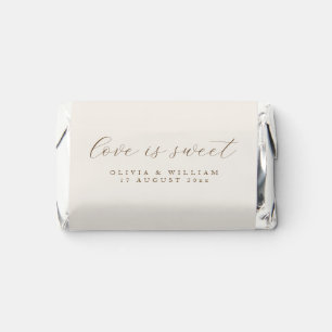 Rustic Modern Script Personalized Wedding Favor