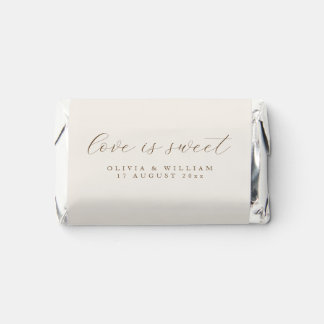 Rustic Modern Script Personalized Wedding Favor