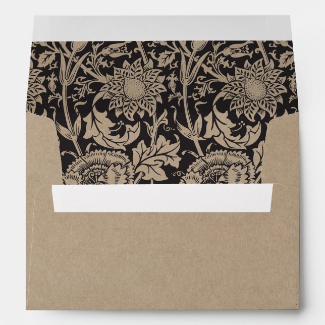 Rustic Modern We Do Kraft Wedding Envelope (Back (Bottom))